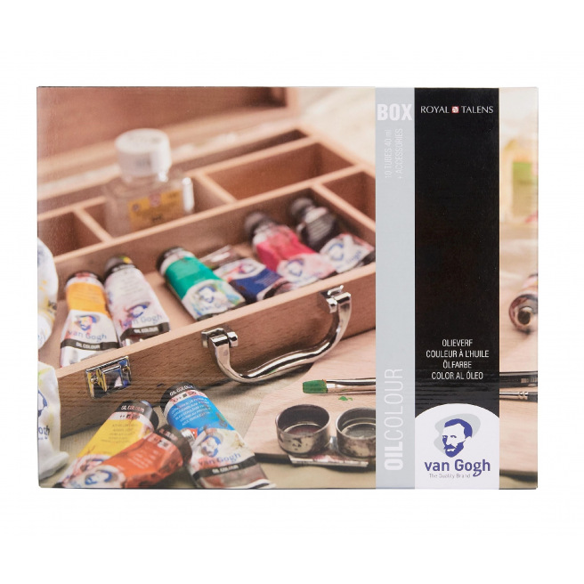 Talens VAN GOGH Basic olieverfset - 10 tubes 40 ml + accessoires