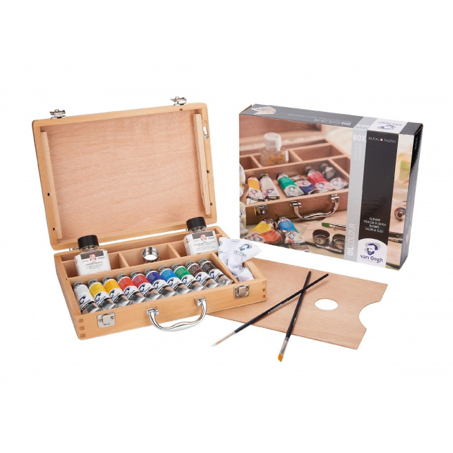 Talens VAN GOGH Basic olieverfset - 10 tubes 40 ml + accessoires