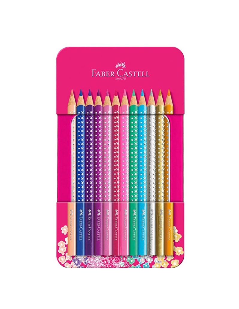 Crayons de couleur Faber-Castell SPARKLE
