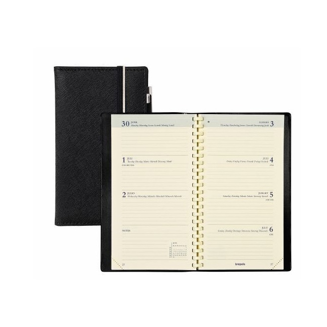 Brepols INTERPLAN Agenda - 9 x 16 cm - 1 week over 2 pagina's Brepols INTERPLAN Agenda - 9 x 16 cm - 1 week over 2 pagina's