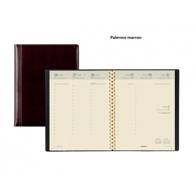 Brepols TIMING Agenda - 17 x 22 cm - 1 week op 2 pagina's