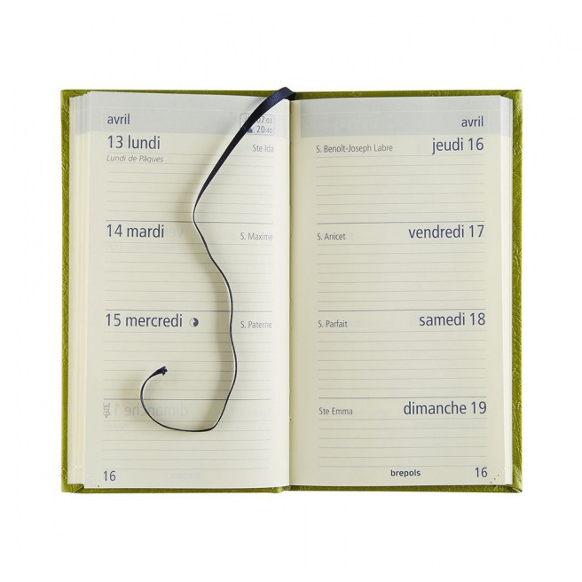 Brepols OPTIVISION ZAKAGENDA FR - 9 x 16 cm - 1 week op 2 pagina's