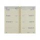 Agenda Brepols OPTIVISION POCHE FR - 9 x 16 cm - 1 semaine sur 2 pages