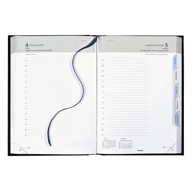 Agenda Brepols MINISTER - 14,8 x 21 cm - 1 jour par page Agenda Brepols MINISTER - 14,8 x 21 cm - 1 jour par page