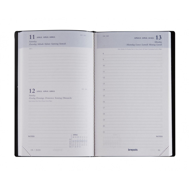 Agenda Brepols BREFORM - 10 x 16,5 cm - 1 dag per pagina Agenda Brepols BREFORM - 10 x 16,5 cm - 1 dag per pagina