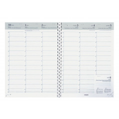 Agenda Brepols OMEGA - 21 x 29 cm - 1 semaine sur 2 pages
