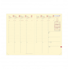 Agenda Quo Vadis MINISTRE PRESTIGE - 16 x 24 cm - 1 semaine sur 2 pages - recharge seule Agenda Quo Vadis MINISTRE PRESTIGE - 16 x 24 cm - 1 semaine sur 2 pages - recharge seule