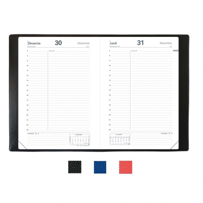 Agenda Quo Vadis ABP1 - 13 x 21 cm - 1 jour par page