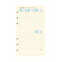 Recharge organiser Exacompta EXATIME 17 ETROIT VERTICAL - 1 semaine sur 2 pages