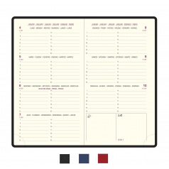 Exacompta EUROTIME 16 Agenda - 8,5 x 16 cm - 1 week over 2 pagina's Exacompta EUROTIME 16 Agenda - 8,5 x 16 cm - 1 week over 2 pagina's