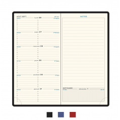 Agenda Exacompta ESPACE 17 - 9 x 17,5 cm - 1 week over 2 pagina's met notities