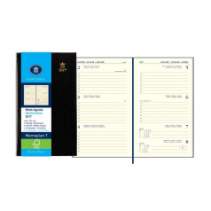 Agenda Ryam MEMOPLAN 7- 9 x 15 cm - 1 semaine sur 2 pages