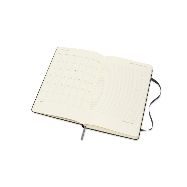 Agenda Moleskine PRO COLLECTION - 1 week op 2 pagina's