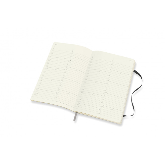 Moleskine Agenda - Groot 13 x 21 cm - 1 maand op 2 pagina's met notities Moleskine Agenda - Groot 13 x 21 cm - 1 maand op 2 pagina's met notities