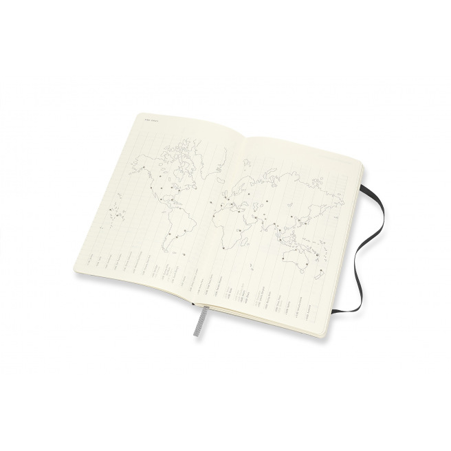 Agenda Moleskine - Large 13 x 21 cm - 1 mois sur 2 pages avec notes Agenda Moleskine - Large 13 x 21 cm - 1 mois sur 2 pages avec notes