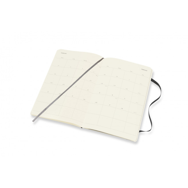 Agenda Moleskine - Large 13 x 21 cm - 1 mois sur 2 pages avec notes Agenda Moleskine - Large 13 x 21 cm - 1 mois sur 2 pages avec notes