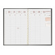 Agenda Oberthur SEMAINIER 25S BIOFRIENDLY - 16 x 24 cm - 1 semaine sur 2 pages