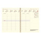 Agenda Oberthur SEMAINIER 27 - 20 x 27 cm - 1 semaine sur 2 pages