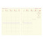 Oberthur hervulbare planner - 1 week op 2 pagina's - verticale raster