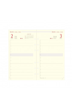 Herlaad organizer Oberthur - 1 dag per pagina - FORMAAT 17 - 10 x 17 cm