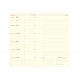 Oberthur Hervulbare Organizer - 1 week per pagina + notities - FORMAAT 17 - 10 x 17 cm