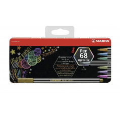 STABILO PEN 68 METALLIC viltstift STABILO PEN 68 METALLIC viltstift