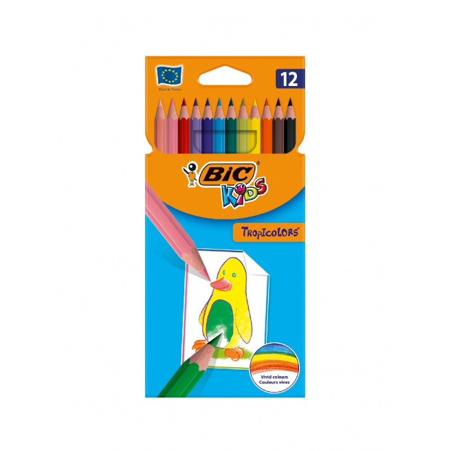 Crayons de couleur BIC KIDS TROPICOLORS 2