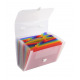 Exacompta CRYSTAL mapkoffer met harmonicavakken - 24 compartimenten