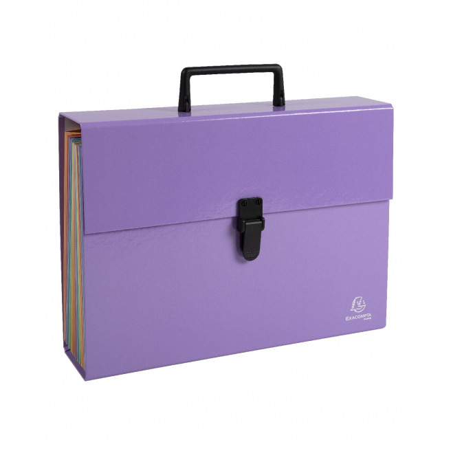 Trieur valisette à soufflet Exacompta AQUAREL - 18 compartiments Trieur valisette à soufflet Exacompta AQUAREL - 18 compartiments