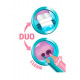 Duo taille-crayons & gomme Maped CONNECT PASTEL