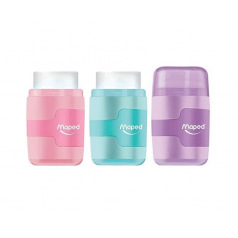 Maped CONNECT PASTEL DUO puntenslijper & gum Maped CONNECT PASTEL DUO puntenslijper & gum