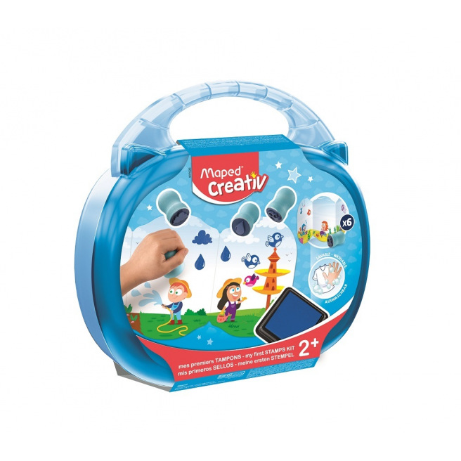 Set van 6 inktstempels MAPED CREATIV voor kinderen Set van 6 inktstempels MAPED CREATIV voor kinderen