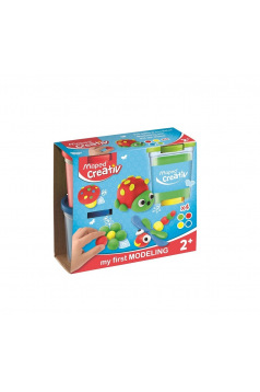 MAPED CREATIV boetseerklei - 4 potten primaire kleuren