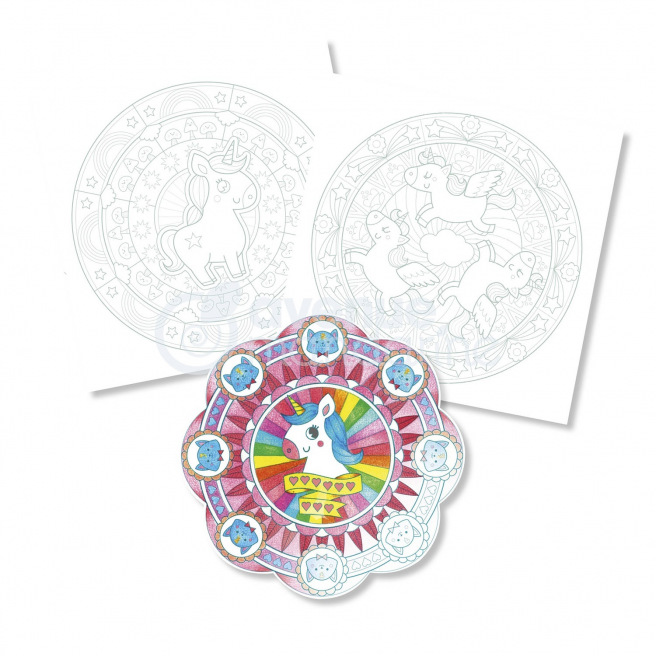 Carnet de coloriage Avenue Mandarine GRAFFY POP MANDALA Carnet de coloriage Avenue Mandarine GRAFFY POP MANDALA