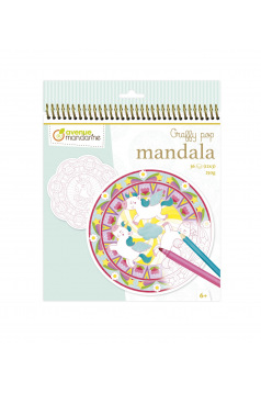 Carnet de coloriage Avenue Mandarine GRAFFY POP MANDALA