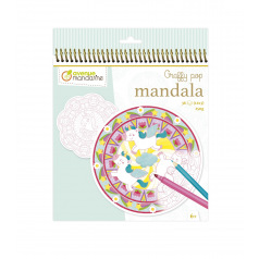 Carnet de coloriage Avenue Mandarine GRAFFY POP MANDALA Carnet de coloriage Avenue Mandarine GRAFFY POP MANDALA