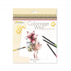 Carnet de coloriage Avenue Mandarine WILD Carnet de coloriage Avenue Mandarine WILD
