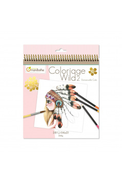 Carnet de coloriage Avenue Mandarine WILD