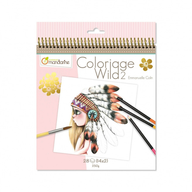 Kleurboek Avenue Mandarine WILD