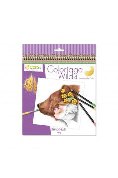 Carnet de coloriage Avenue Mandarine WILD