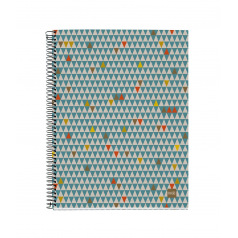 Spiraalschrift  MIQUELRIUS 100% GERECYCLEERD - geruit 5 x 5 mm - 240 pagina's Spiraalschrift  MIQUELRIUS 100% GERECYCLEERD - geruit 5 x 5 mm - 240 pagina's