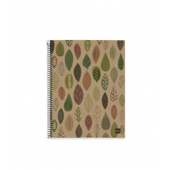 Cahier à spirales MIQUELRIUS 100% RECYCLÉ - quadrillé 5 x 5 mm