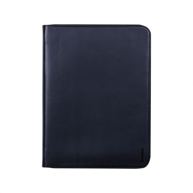 RHODIA Porte-courrier, en similicuir, noir