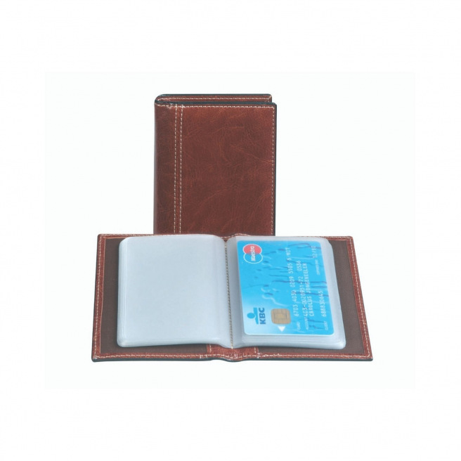 Porte-cartes Brepols en simili cuir - 40 cartes Porte-cartes Brepols en simili cuir - 40 cartes
