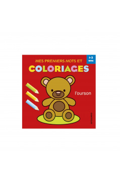 Livre à colorier mes premiers mots et coloriages