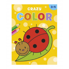 Crazy Color kleurblok - 3 tot 4 jaar Crazy Color kleurblok - 3 tot 4 jaar