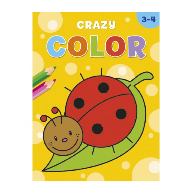Livre à colorier Crazy Color