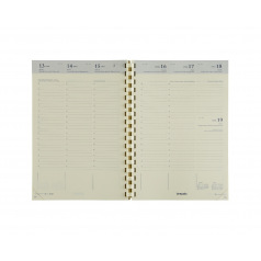 Brepols BRETIME Schoolagenda 16 MAANDEN - 14,8 x 21 cm - 1 week op 2 pagina's