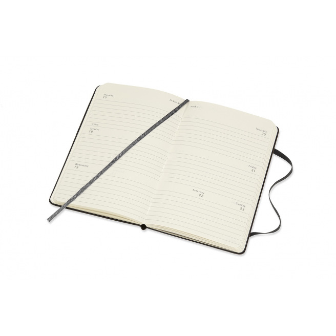 Moleskine Agenda 18 MAANDEN - Pocket 9 x 14 cm - 1 week op 2 pagina's