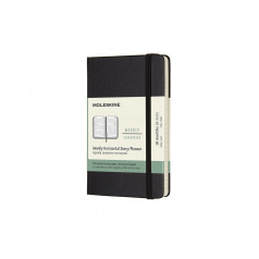 Moleskine Agenda 18 MAANDEN - Pocket 9 x 14 cm - 1 week op 2 pagina's